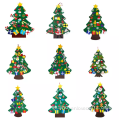 Árbol de Navidad de fieltro de bricolaje